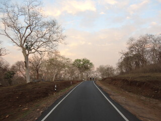 road in the countryside