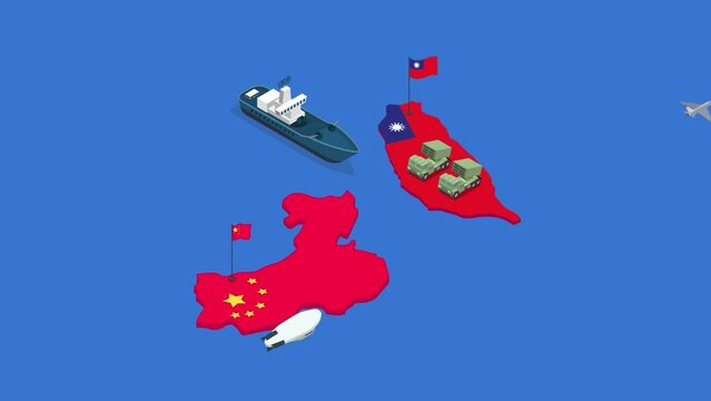 China and Taiwan military attack each other