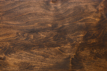 Dark stained plywood wooden texture