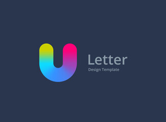 Letter U logo icon design template elements © arbuzu