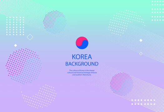 한국 전통 패턴 배경이미지 태극기 문양 