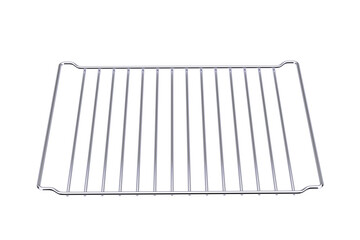 Empty Metal Grill Rack or Oven Grid. 3d Rendering