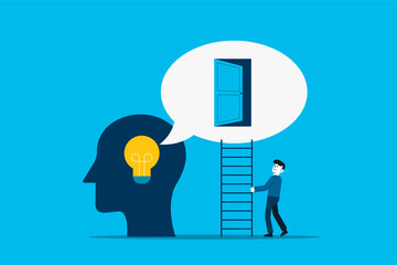 he door is always open. A new opportunity presents itself. Business opportunity for better future