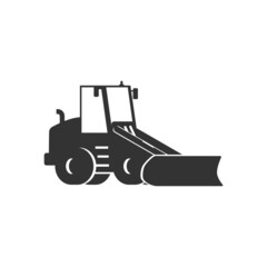 Truck heavy motor vehicle black silhouette vector illustration isolated.