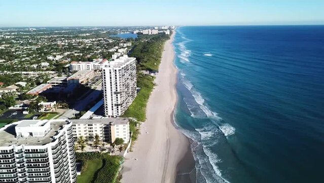 Boca Raton, Aerial Flying, Florida's Atlantic Coast, Amazing Landscape