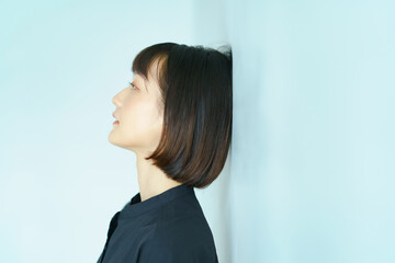 Fototapeta premium 女性の横顔