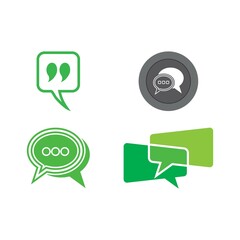 Speech bubble icon vector illustration