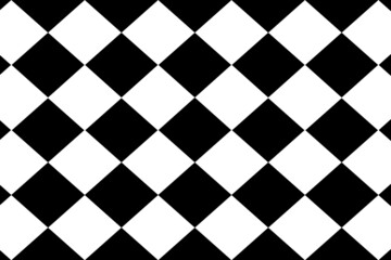 Black and white checkered background Chessboard.