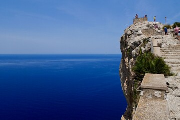 View point at Cap de Formentor. Majorca, Spain.