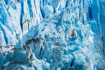 Rolgordijnen Detail of Perito Moreno Glacier in Argentina © Fyle