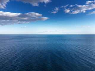 sea and cloudy sky