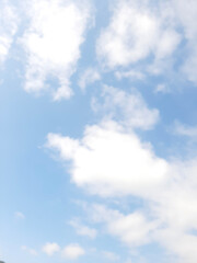 blue sky with clouds