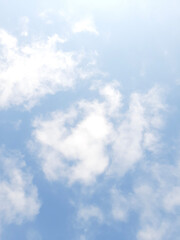 Obraz premium blue sky with clouds