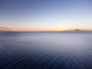Fototapeta premium sunrise over the sea on a calm relaxing morning in spain