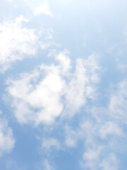 blue sky with clouds