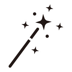 Wand magic hat Logo Template vector symbol design on white background