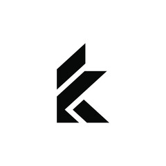 k latter vector logo abstrack
