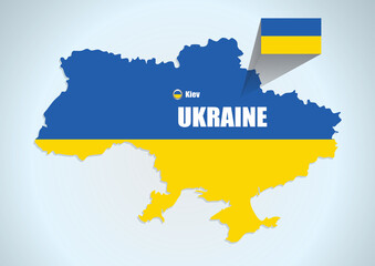 map ukraine stock photos, vectors colour