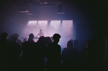 people dancing in the club