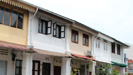 Fototapeta na wymiar houses at joo chiat terrace in singapore 