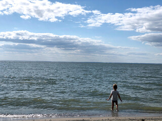 boy near the sea