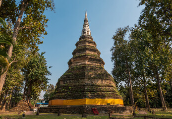 Wat Chedi Luang in Chiang Rai Province, Thailand