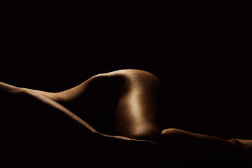 Naked woman, Beautiful girl, nude and sensual, Art photo