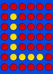 Connect Four Font Letter L