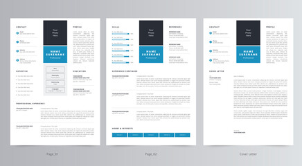 Clean and Modern Resume/CV and Cover Letter Template