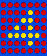 Connect Four Font Number 4
