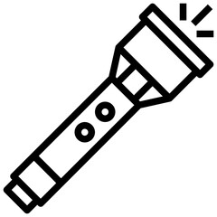 TORCH line icon,linear,outline,graphic,illustration