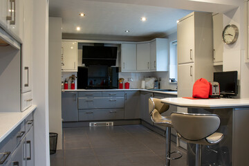 Completion of a grey kitchen renovation