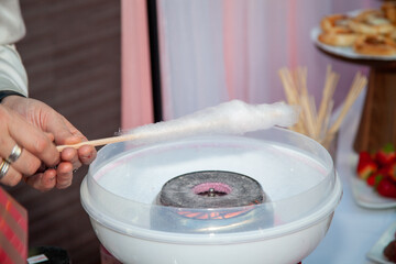 cotton candy for ceremonies and birthdays