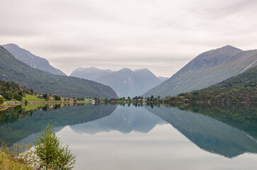 Naklejka na ściany i meble Norway fjord