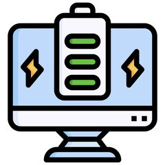 COMPUTER filled outline icon,linear,outline,graphic,illustration