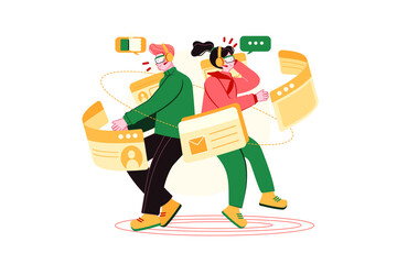 Business meeting in the metaverse