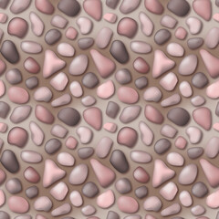 pebbles seamless pattern