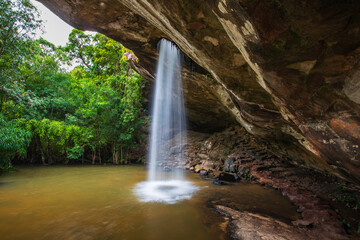 Sang Chan Waterfall, Beautiful waterfall in Pha Tam national Park, Ubon Ratchathani  province, ThaiLand.