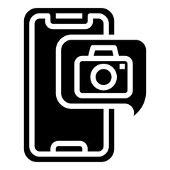 CAMERA glyph icon,linear,outline,graphic,illustration