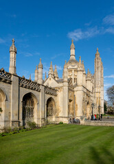 Europe, UK, England, Cambridgeshire, Cambridge, King's college