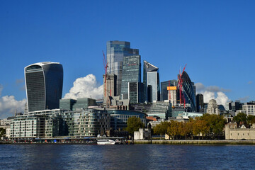 Fototapeta na wymiar London; England - october 21 2021 : the city