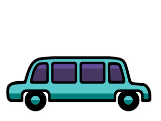 Illustration of a vintage car