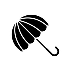 Umbrella flat vector icon isolated on white background