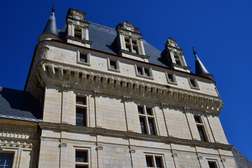 Valencay; France - july 13 2020 : the castle