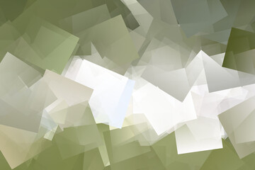 Geometrischer Hintergrund in grün, grau und weiß