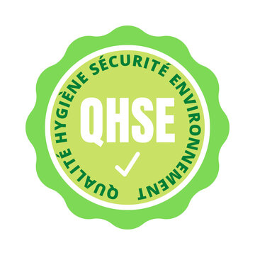 Symbole QHSE qualité hygiène sécurité environnement
