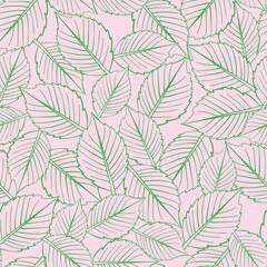 Luxury tropical nature leaves pattern design