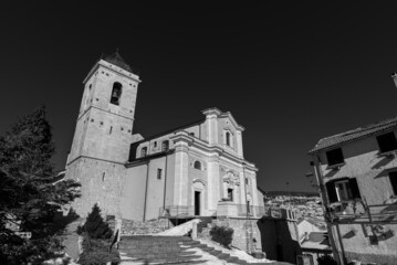 Capracotta, Molise, Italy. Church of S. M. Assunta.