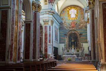 Isernia, Molise. The Cathedral of St. Peter the Apostle