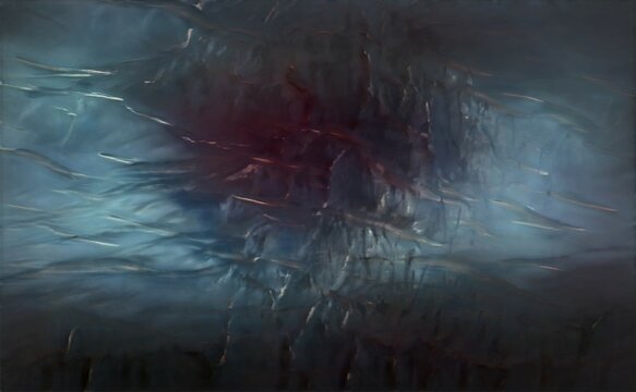Abstract apocalypse painting